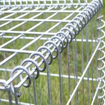 Sistema di recinzione galvanizzato in gabione da 4 mm