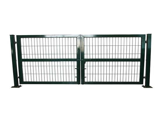 Il PVC facile dell'installazione ha ricoperto il recinto Gate del giardino del metallo di 2*4m
