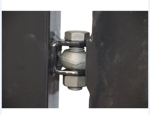 Recinzione in metallo a cancello singolo zincato a caldo, larghezza 0,9 m