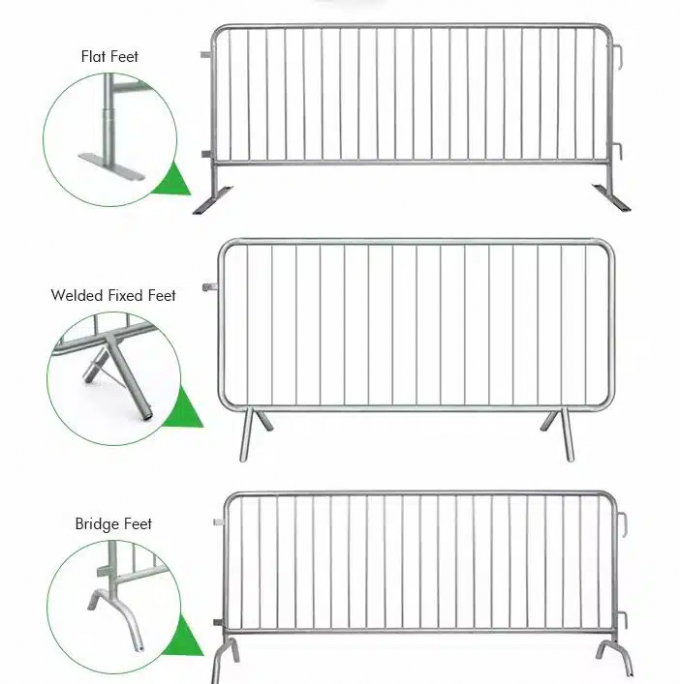 Barricate in acciaio galvanizzato per lavori pesanti Concerto 8
