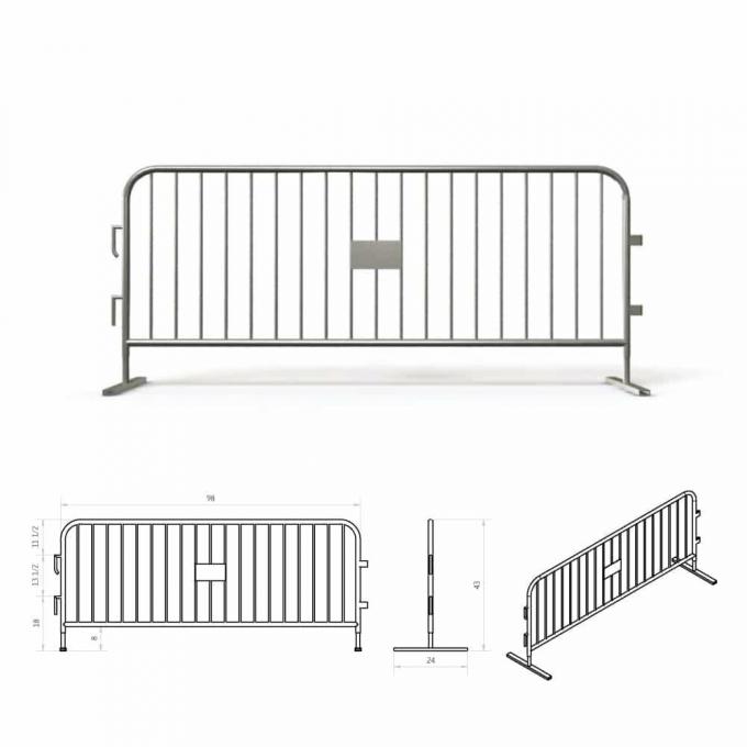 Barricate in acciaio galvanizzato per lavori pesanti Concerto 11