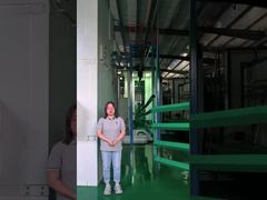 Palo per recinzione in acciaio tubolare elegante verniciato a polvere