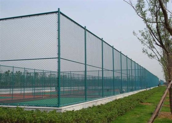 qualità  ISO14001 PVC Coated Wire Mesh Diamond Chain Link Fence Fabbrica
