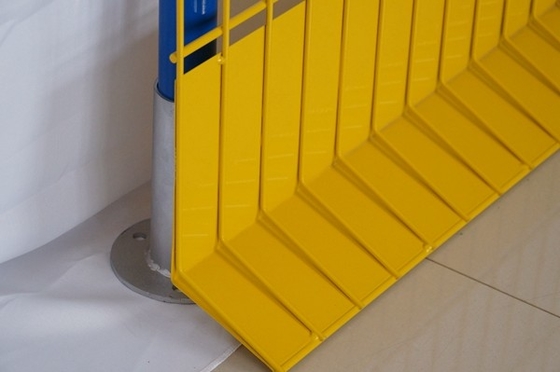 Barriere gialle di Combisafe di prevenzione di caduta di colore per costruzione temporanea