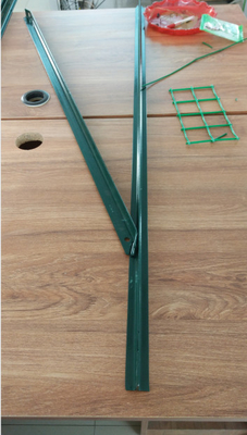 7 Ft Green Steel Fence T Post Powder Coated 0,83 Lb Per Foot