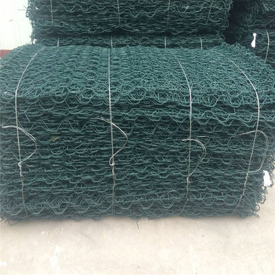 Gabion tessuto 80 x 100 mm Cage di roccia Parete di sostegno 4m x 1m x 0,5m