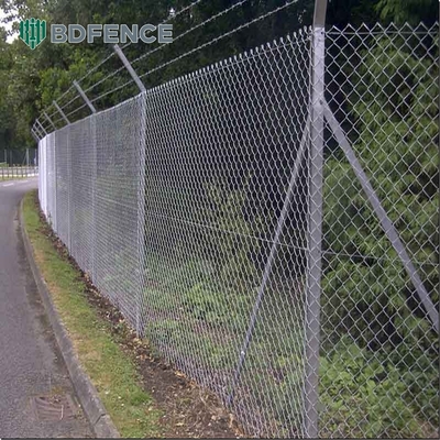 Recinzione a catena di 76 mm per cortili sportivi e cortili