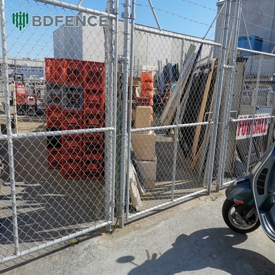 6ft Altezza Diamante Mesh Chain Link Recinzione Ideale Per Il Giardino Verde Farm Tipo Quadrato Post