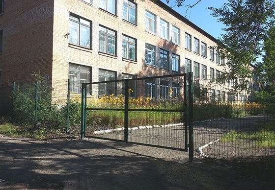 Porta di recinzione in acciaio rivestito in polvere per casa e giardino Porta singola altezza 1,0-2,4 m