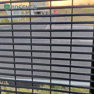 verde nero acciaio galvanizzato perimetro di sicurezza metallo anti arrampicata sicurezza recinzione a maglia saldata