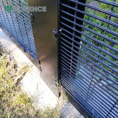verde nero acciaio galvanizzato perimetro di sicurezza metallo anti arrampicata sicurezza recinzione a maglia saldata