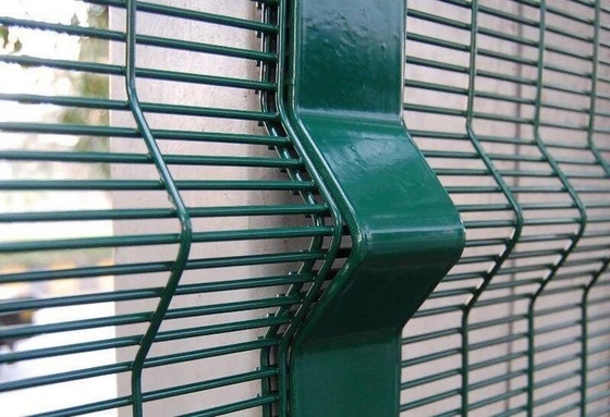 Galvanizzato Saldato in polvere rivestito di maglia di filo esterno Recinzione di sicurezza Recinzione 358 pannello di recinzione anti-arrampicata