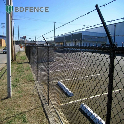 8 Ft Industry Chain Link di sicurezza Fence di filo galvanizzato per giardino