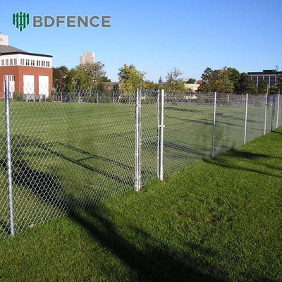 Estensioni 100 metri Diamante Chain Link Recinzione Hot Dip Galvanizzato Recinzione reticolare