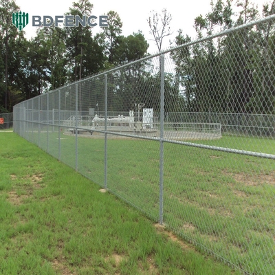 Estensioni 100 metri Diamante Chain Link Recinzione Hot Dip Galvanizzato Recinzione reticolare