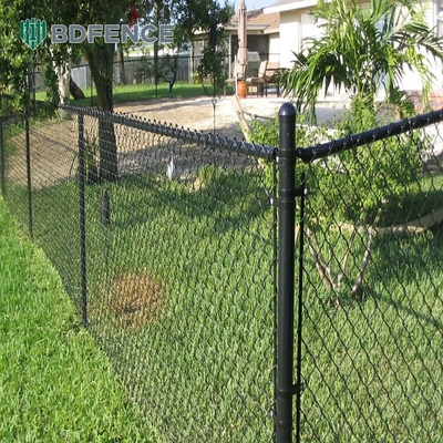 Estensioni 100 metri Diamante Chain Link Recinzione Hot Dip Galvanizzato Recinzione reticolare