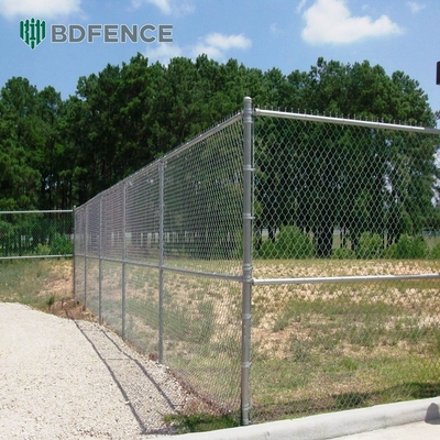 Fence di maglia di diamanti di 8' di altezza e 6' di altezza