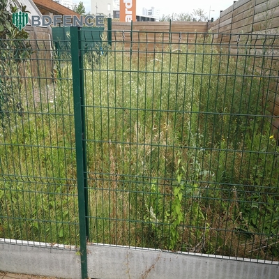 Pannelli di recinzione a prisma 3D di alta sicurezza pannelli di recinzione a parete rivestiti in pvc pannello di recinzione a parete in metallo traliccia di acciaio galvanizzato reticolato 3d