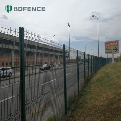 Pantaloni di rete galvanizzati in acciaio metallo PVC di alta qualità rivestiti 3d v curva curva curva giardino saldatura