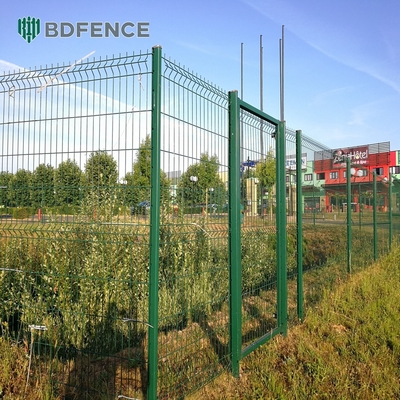 4 x 4 giardino esterno metallo 3D Recinzione Saldata rete di filo 3D Recinzione con filo di acciaio a basso tenore di carbonio