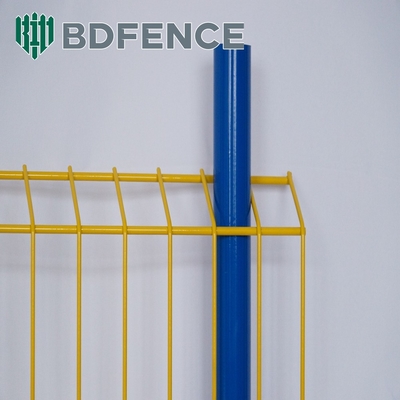 Rivestimento in polvere 75*75mm Recinzione di protezione di bordo leggera colore giallo