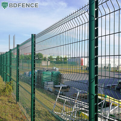 Personalizza 4ft 5ft 6ft 7ft 8f Mesh 4mm Forte Saldato 3D Fence Panel Saldato Fence Wire Mesh