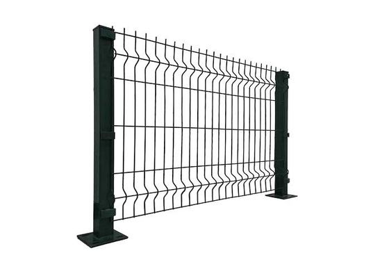 Personalizzazione di alta qualità per la casa all'aperto 3D metallo curva mesh di filo saldato recinzione da giardino per recinzione pannello di PVC verde recinzione