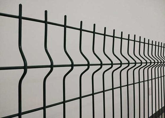 Personalizzazione di alta qualità per la casa all'aperto 3D metallo curva mesh di filo saldato recinzione da giardino per recinzione pannello di PVC verde recinzione