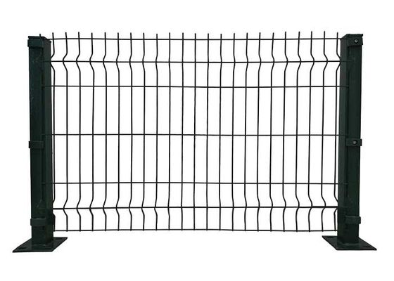 Personalizzazione di alta qualità per la casa all'aperto 3D metallo curva mesh di filo saldato recinzione da giardino per recinzione pannello di PVC verde recinzione