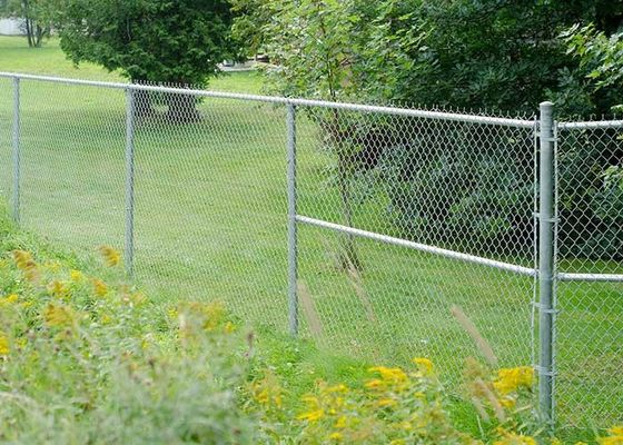 8 ft PVC rivestito di galvanizzato Cyclone Wire Mesh Chain Link Fence Roll per le Filippine