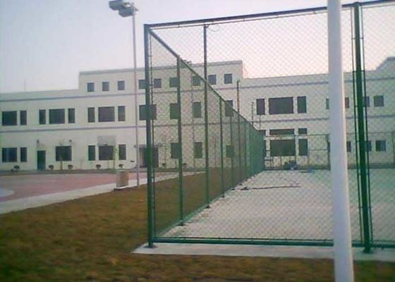 4.5mm dopo rivestito Pvc Galvanizzato Diamond Chain Link Recinzione per gioco di fabbrica