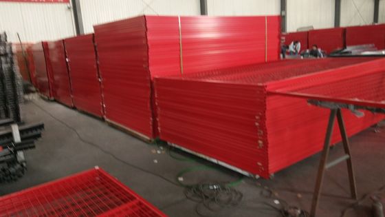 Barriere temporanee nei cantieri di costruzione Panelli di barriere temporanee standard americani