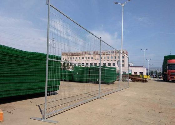 Galvanizzato a caldo Canada Quadrato Tubo Costruzione Portable Temporario Recinzione