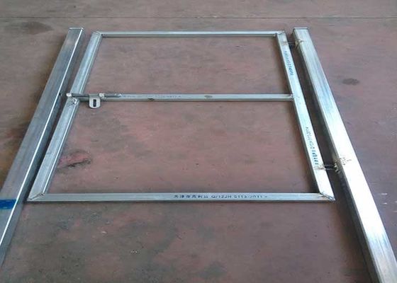 Casa giardino modello 3D porta di ferro decorazione giardino galvanizzato 32x32mm rotaia