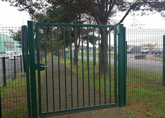 Casa giardino modello 3D porta di ferro decorazione giardino galvanizzato 32x32mm rotaia