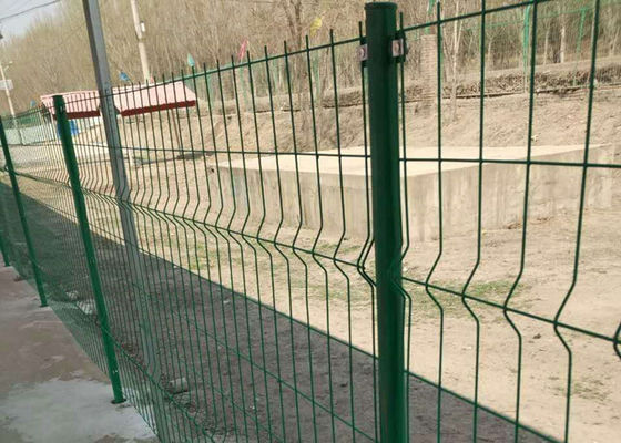 Il PVC ha ricoperto il recinto With Round Post del pannello 3d di 50*200mm