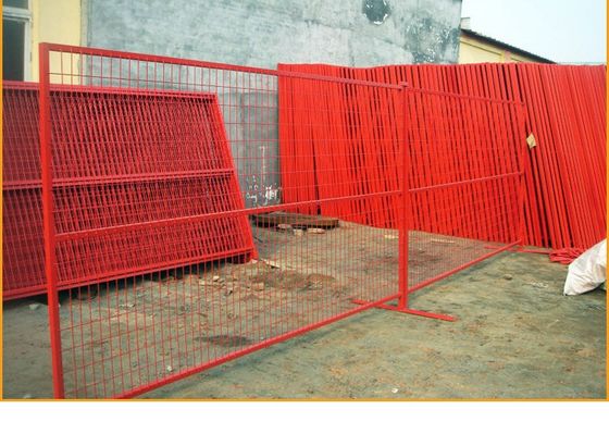 Barriere temporanee nei cantieri di costruzione Panelli di barriere temporanee standard americani