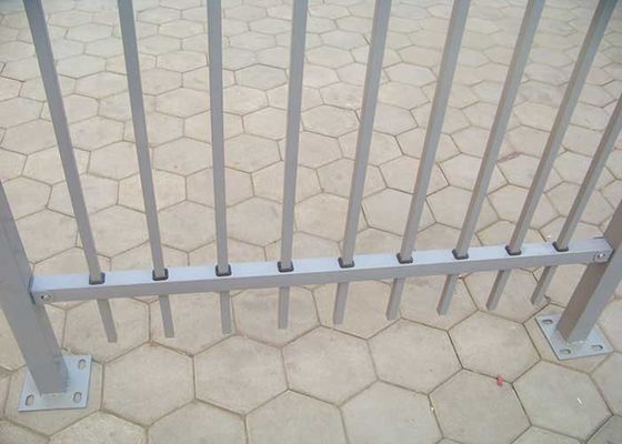 Fence tubolare in acciaio battuto di 6 piedi di altezza Prefabbricato durevole Certificato ISO9001