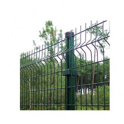 Prezzo di fabbrica Metalx economico PVC verde/nero rivestito giardino esterno 3D curva saldata piegatura perimetro filo di sicurezza/V mesh