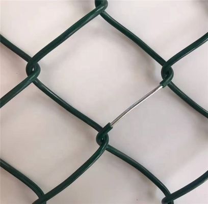 Pannelli di recinzione a legame a catena rivestiti in PVC in nero per porte a traliccio