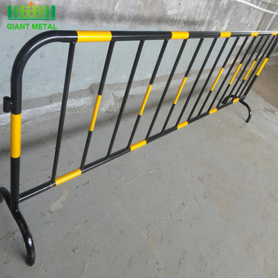 1.8mm Spessore Metallo Acciaio Trasportabile Sicurezza stradale Pedone Barricate temporanee di controllo della folla per il controllo del traffico