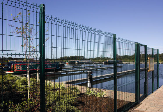 Porta di recinzione da giardino in acciaio rivestito in polvere galvanizzata Tubulare doppia porta Modello 3D impermeabile per abitazioni