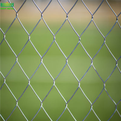 Filo zincato elettrico Diamond Chain Link Fence foro di 60mm x di 60mm