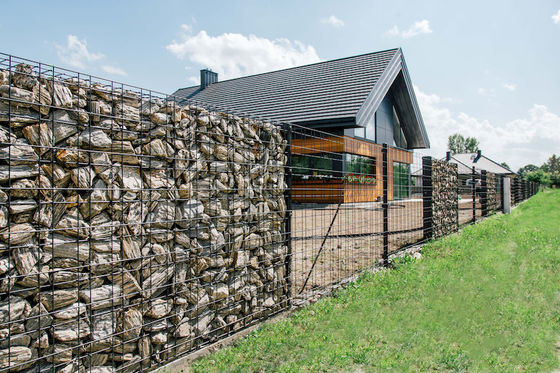 foro Mesh Square Welded Gabion Box di 50*100mm per il fiume