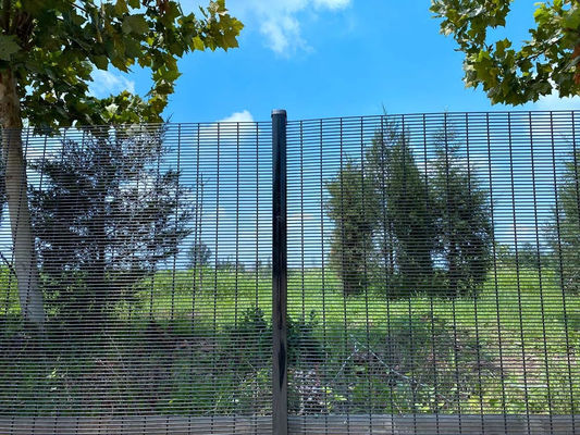 Il PVC ricoperto ingrana la recinzione anti 358 3.5mm di sicurezza di salita