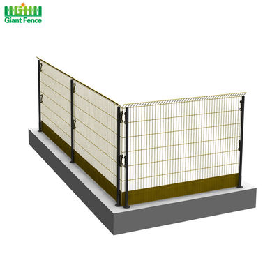 La polvere ha ricoperto le barriere di barriera di protezione di altezza 50x200mm di 1.2m