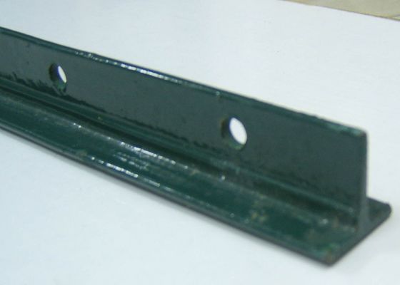 posta del metallo T di verde 5ft della pittura di 1.33lb/Ft per recintare