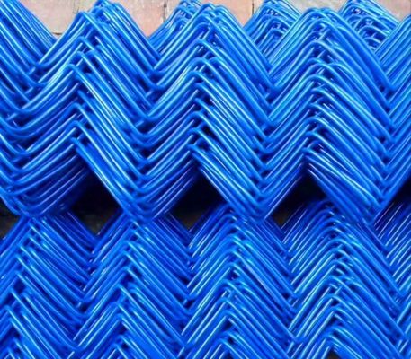 Pannelli di recinzione a legame a catena rivestiti in PVC in nero per porte a traliccio