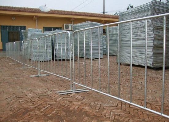 recinzione galvanizzata della barriera della folla su misura altezza di 0.9m