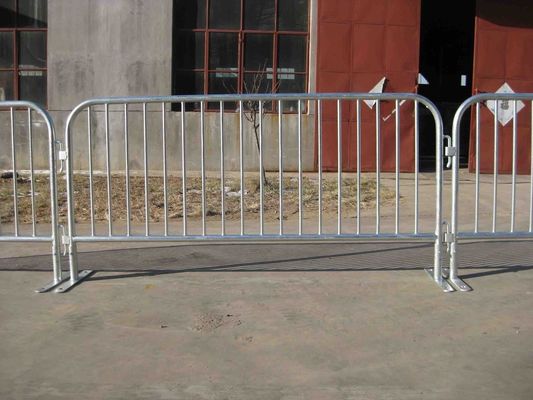 recinzione galvanizzata della barriera della folla su misura altezza di 0.9m
